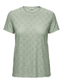 ONLY O-hals t-shirt -Desert Sage - 15158450