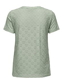 ONLY O-hals t-shirt -Desert Sage - 15158450