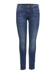 ONLY Skinny Fit Mittlere Taille Jeans -Medium Blue Denim - 15158979