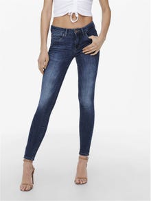 ONLY Skinny Fit Mittlere Taille Jeans -Medium Blue Denim - 15158979