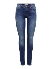 ONLY ONLSHAPE REGular waist SKinny Jeans -Dark Blue Denim - 15159137
