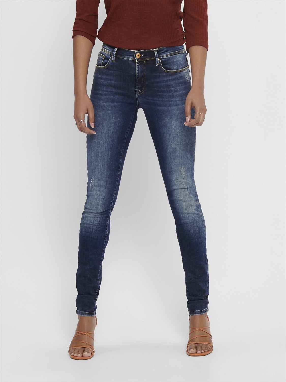 Thumbnail - Onlshape Mittlere Taille Skinny Fit Jeans