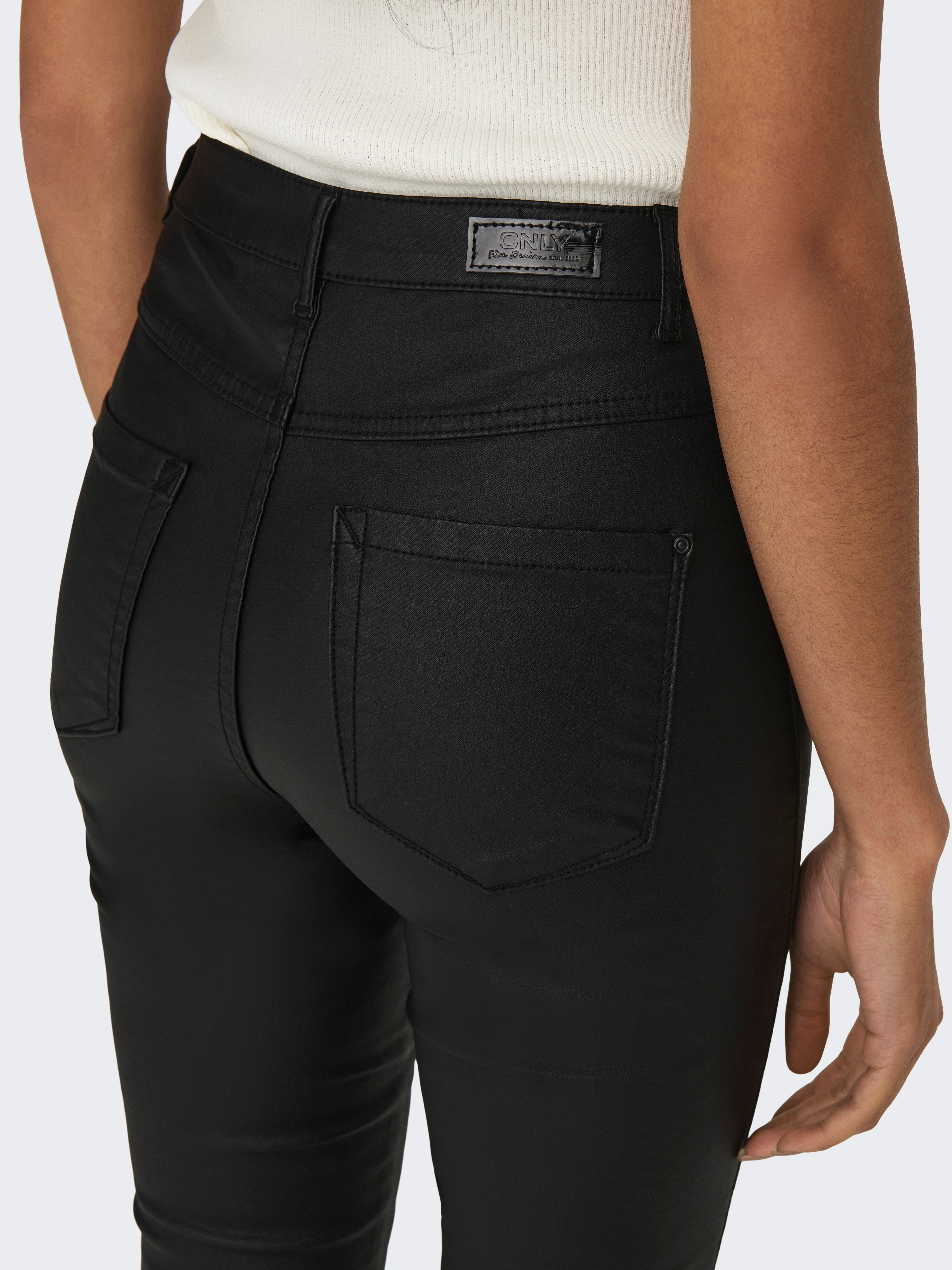 ONLROYAL Hohe Taille Skinny Fit Hose | Schwarz | ONLY®