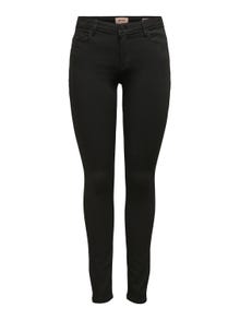 ONLY ONLCarmen reg Jeans skinny fit -Black Denim - 15159404
