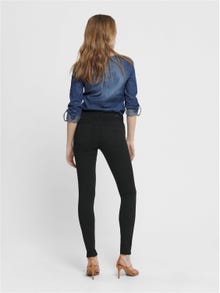 ONLY ONLCarmen reg Skinny fit jeans -Black Denim - 15159404