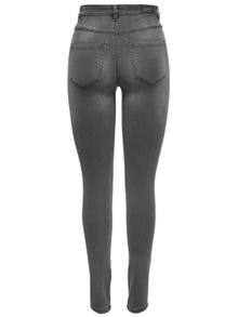 ONLY Jeans Skinny Fit Taille haute -Dark Grey Denim - 15159647