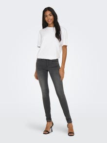 ONLY ONLROYAL LIFE Regular Waist Skinny Jeans -Dark Grey Denim - 15159650