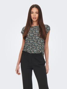 ONLY Regular Fit Round Neck Top -Balsam Green - 15161116