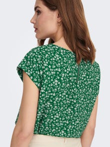 ONLY Printed Short Sleeved Top -Green Jacket - 15161116