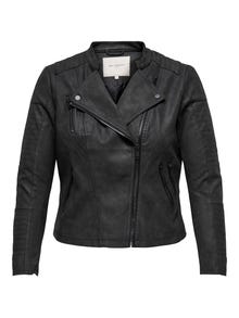ONLY Curvy biker Jacket -Black - 15161651