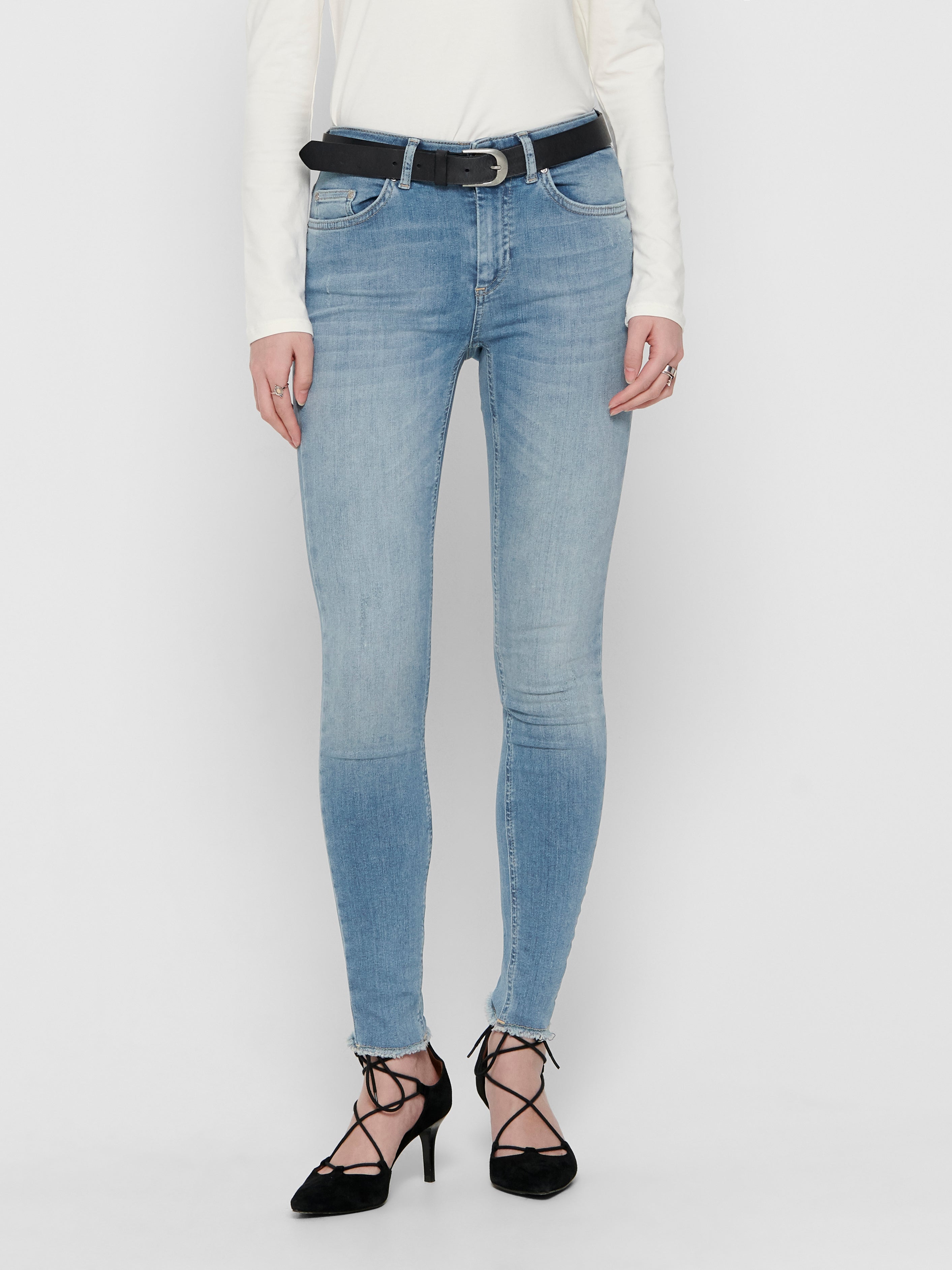 Onlblush Mid Rise Skinny Fit Jeans