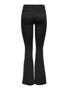 ONLY Flared Fit High waist Jeans -Black - 15163338