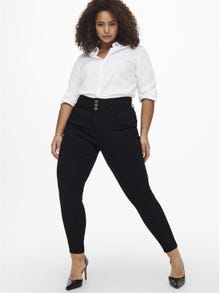 ONLY Skinny Fit Hohe Taille Jeans -Black - 15164131