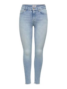 ONLY ONLBlush mid ankle Skinny fit jeans -Light Blue Denim - 15164319