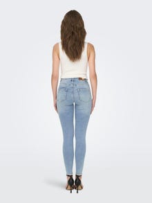 ONLY Jeans Skinny Fit Taille moyenne -Light Blue Denim - 15164319