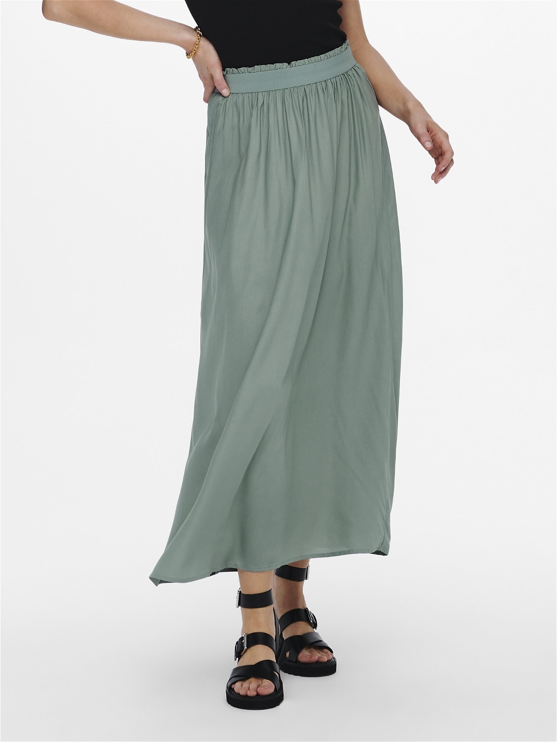 ONLY Effen Maxi rok -Chinois Green - 15164606