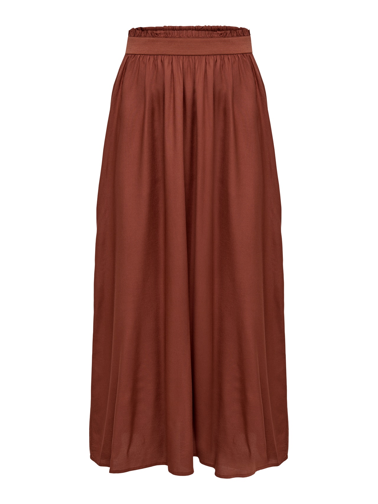 Femme Ete ONLVENEDIG Jupe Froncée | Gris Moyen Jupe Longue Femme Ete ONLVENEDIG Jupe Froncée | Gris Moyen Jupe Longue