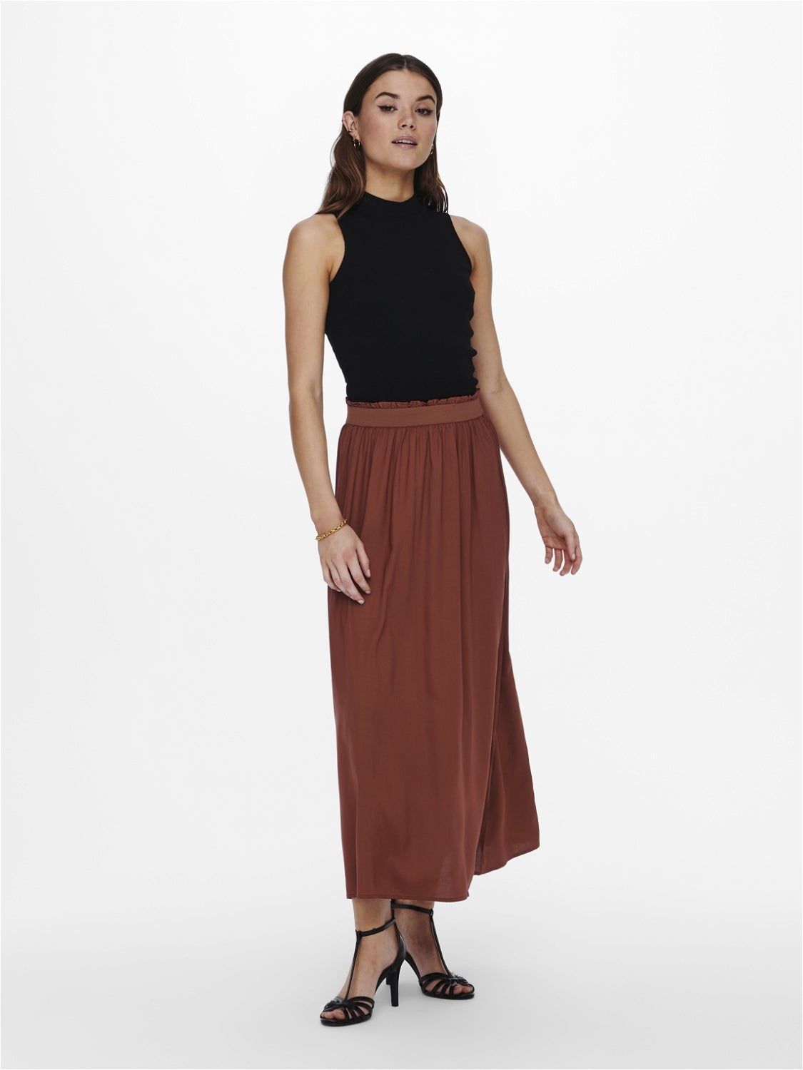 Paperbag maxi sale skirt