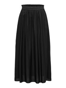 ONLY Paperbag Maxi skirt -Black - 15164606