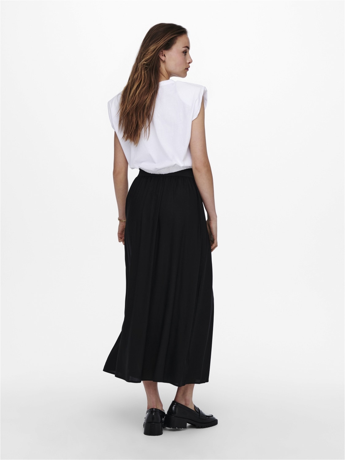ONLY Paperbag Maxi skirt -Black - 15164606