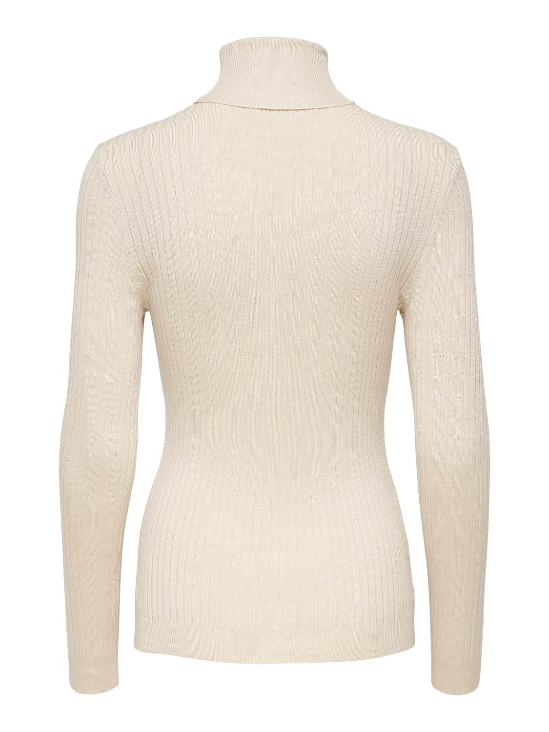 ONLY Roll neck Pullover -Pumice Stone - 15165075
