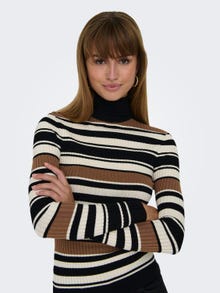 ONLY High-neck knit -Black - 15165075