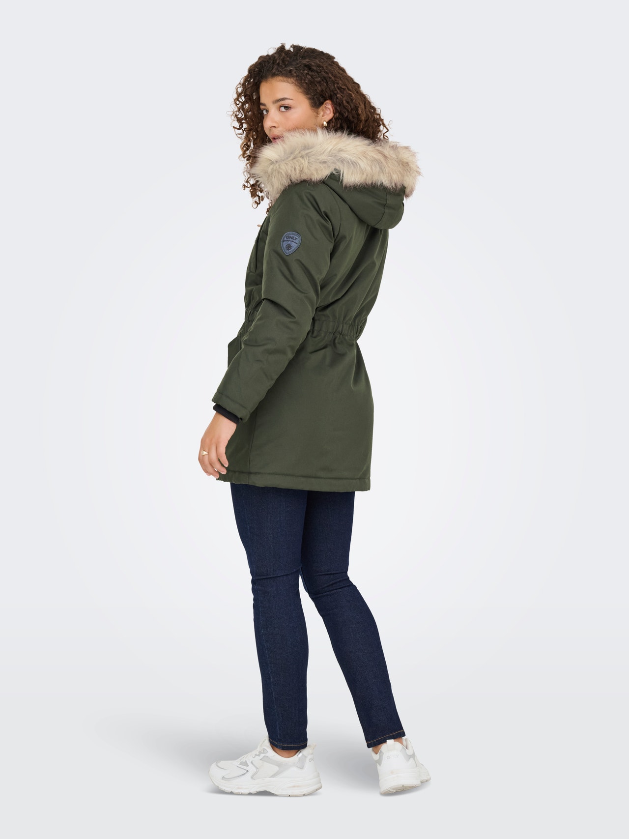 ONLY ONLIRIS Lang parkas -Rosin - 15165180