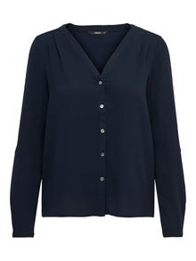 ONLY Regular Fit Button under collar Shirt -Night Sky - 15165571