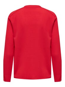 ONLY Regular Fit Button under collar Shirt -Mars Red - 15165571