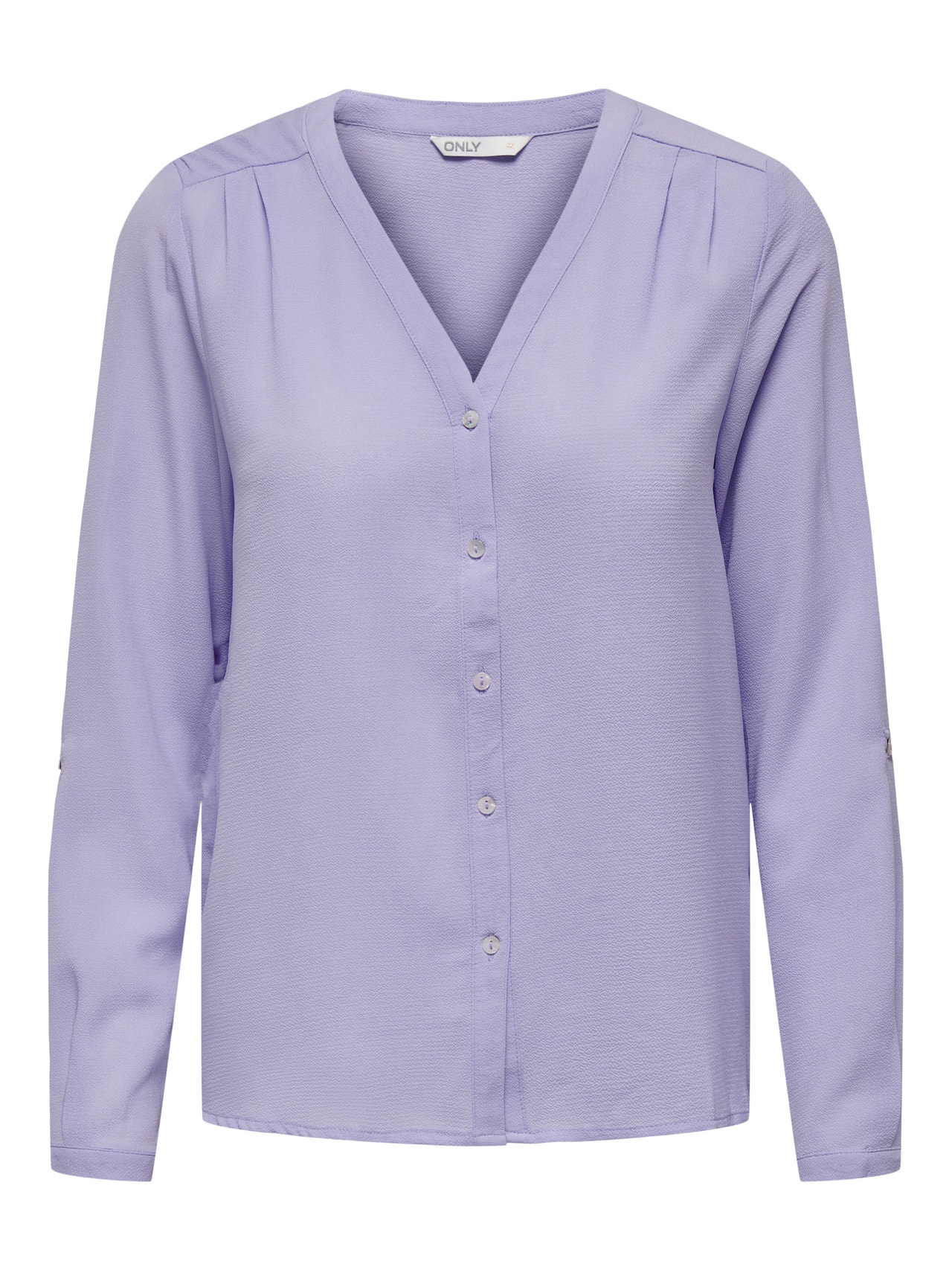 ONLY De corte holgado Camisa de manga larga -Lavender - 15165571