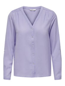 ONLY Regular fit Button-under Overhemd -Lavender - 15165571
