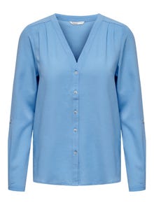 ONLY Regular Fit Button under collar Shirt -Provence - 15165571