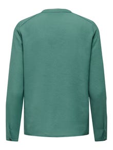 ONLY Regular Fit Button under collar Shirt -Blue Spruce - 15165571