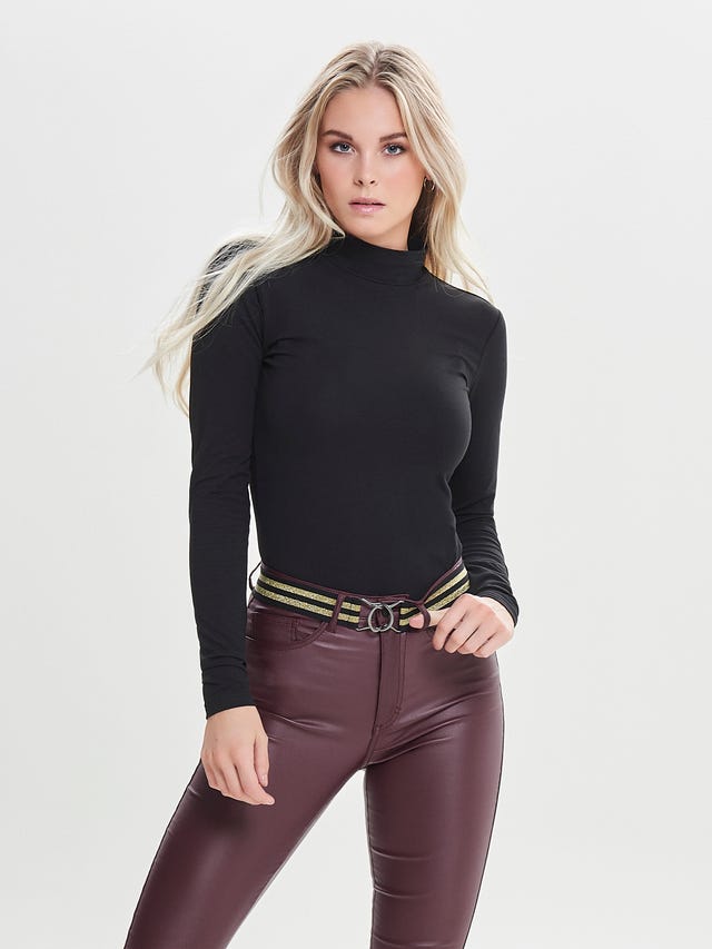 ONLY Slim Fit Turtle neck Top - 15165633