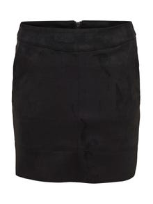 ONLY Leather look Skirt -Black - 15165913
