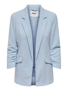 ONLY Blazers Regular Fit Revers à encoche Poignets boutonnés -Cashmere Blue - 15166743