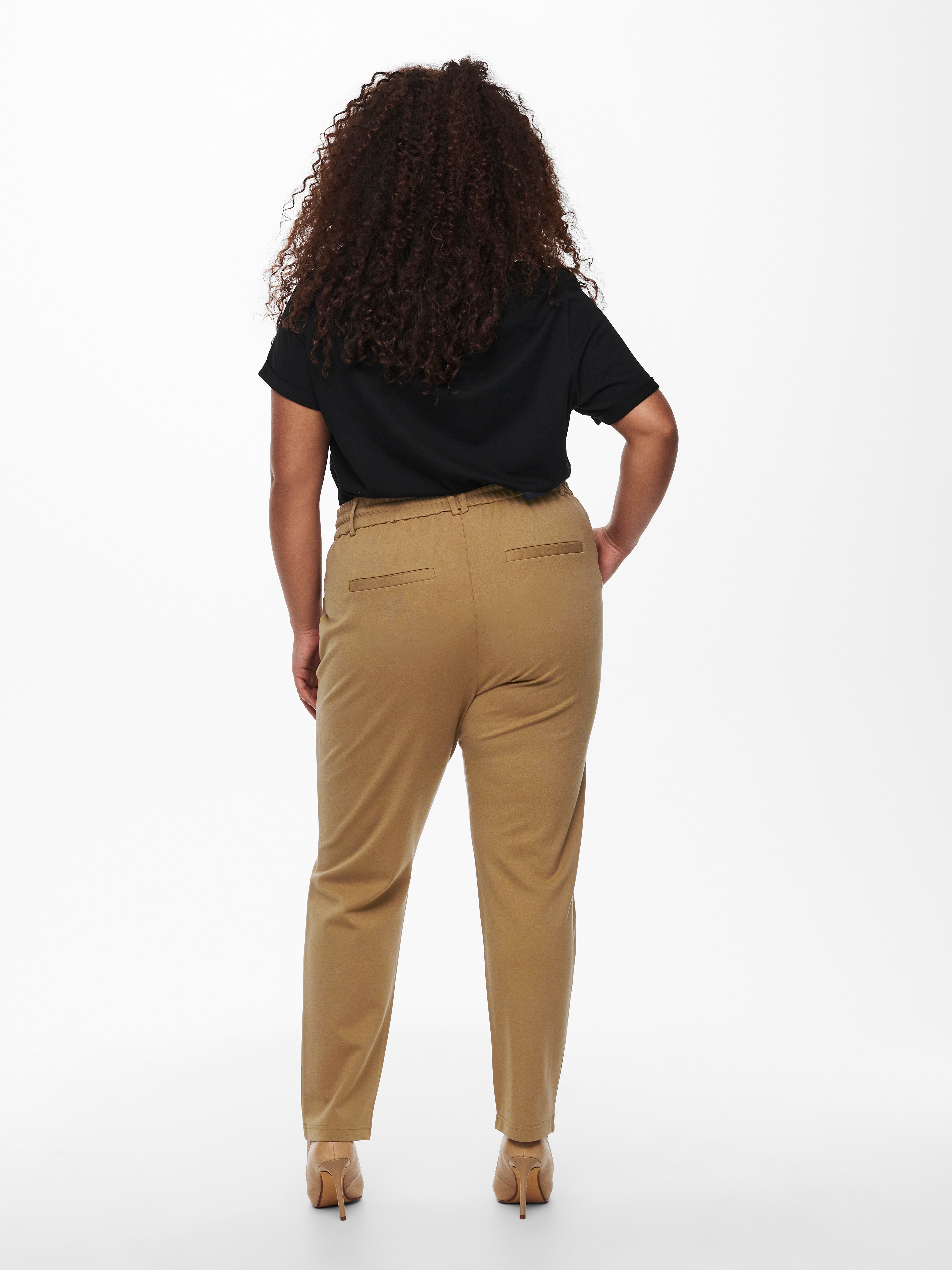 Women's curvy sale khaki pants