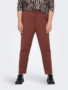 ONLY Curvy solid Trousers -Sable - 15167323