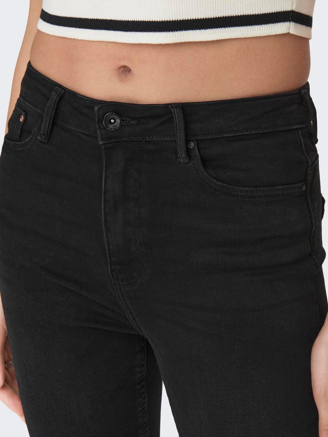 ONLY ONLPaola HW Skinny Fit Jeans -Black Denim - 15167410