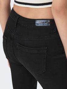 ONLY Jeans Skinny Fit Taille haute -Black Denim - 15167410
