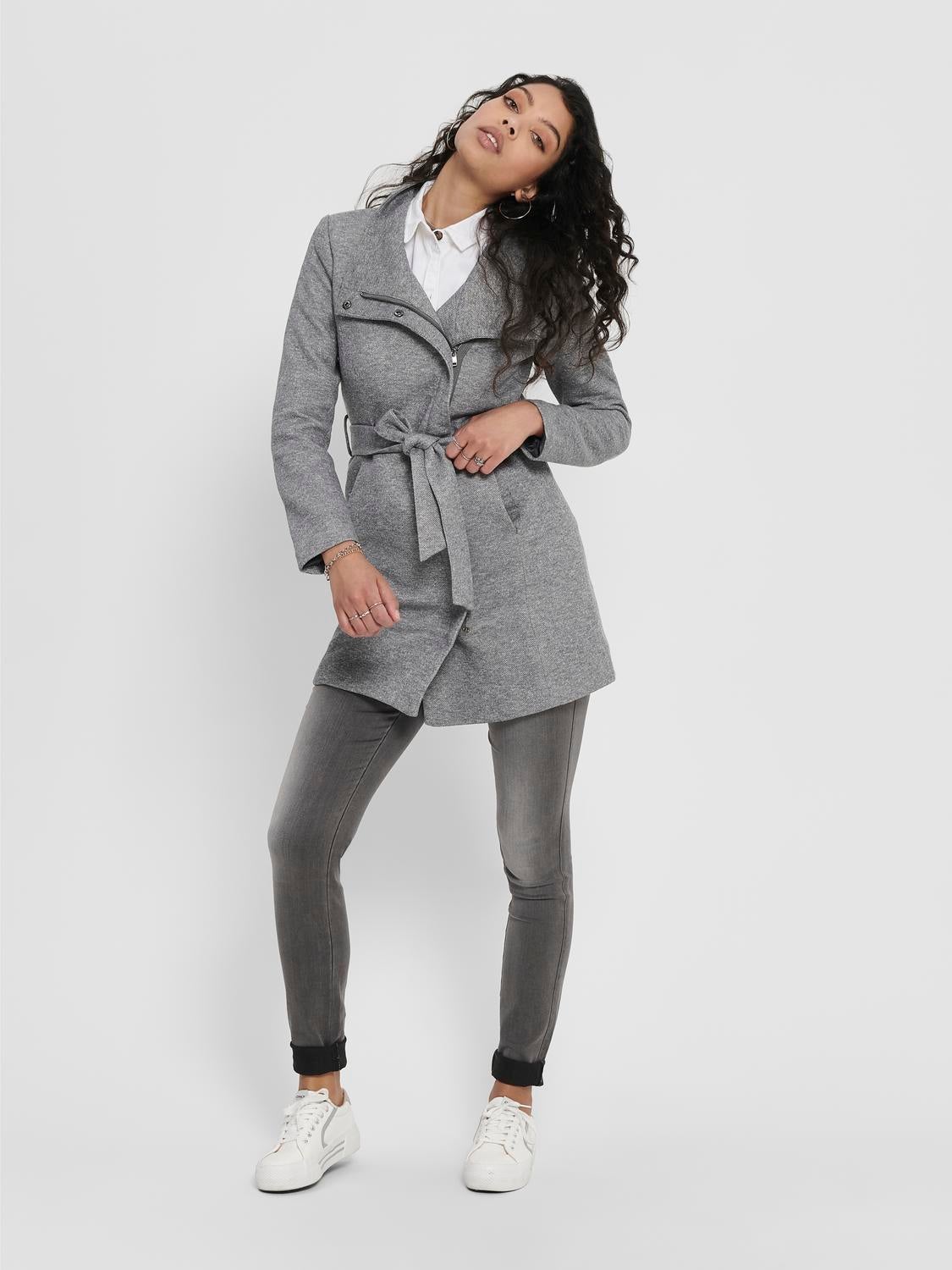 ONLELLI Coat Light Grey ONLY