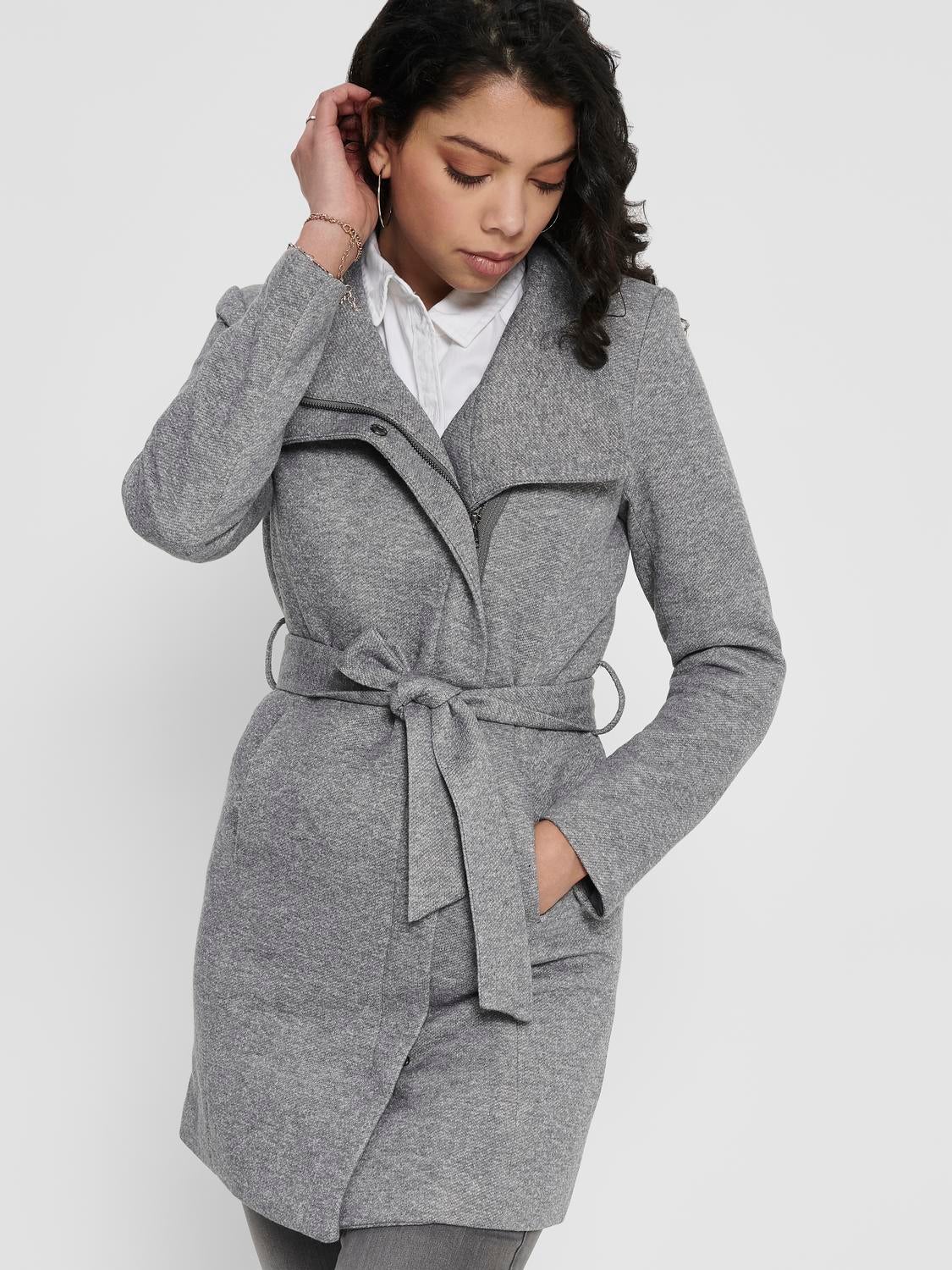 ONLELLI Coat Light Grey ONLY