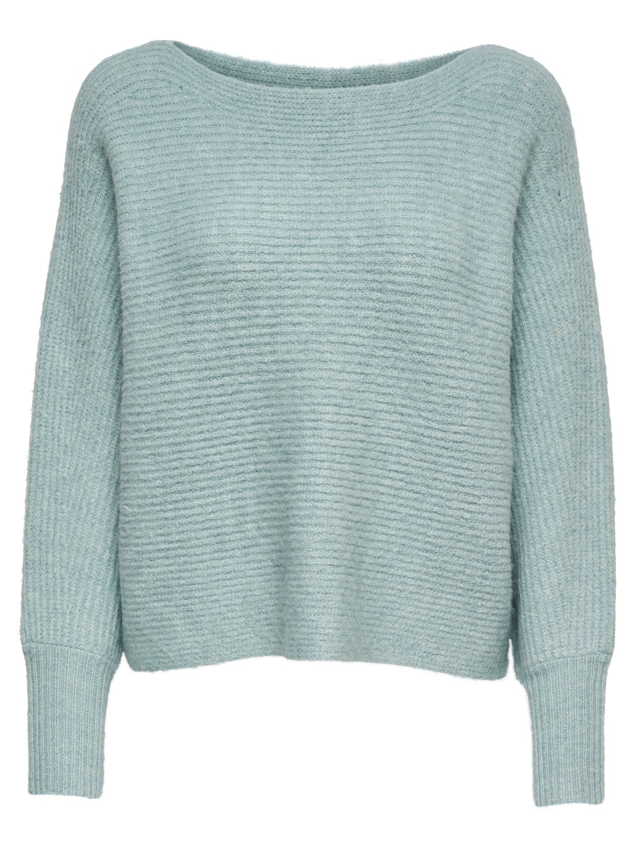 Batwing Knitted Pullover | Light Blue | ONLY®