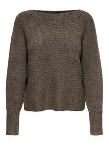 ONLY Batwing Knitted Pullover -Major Brown - 15168705