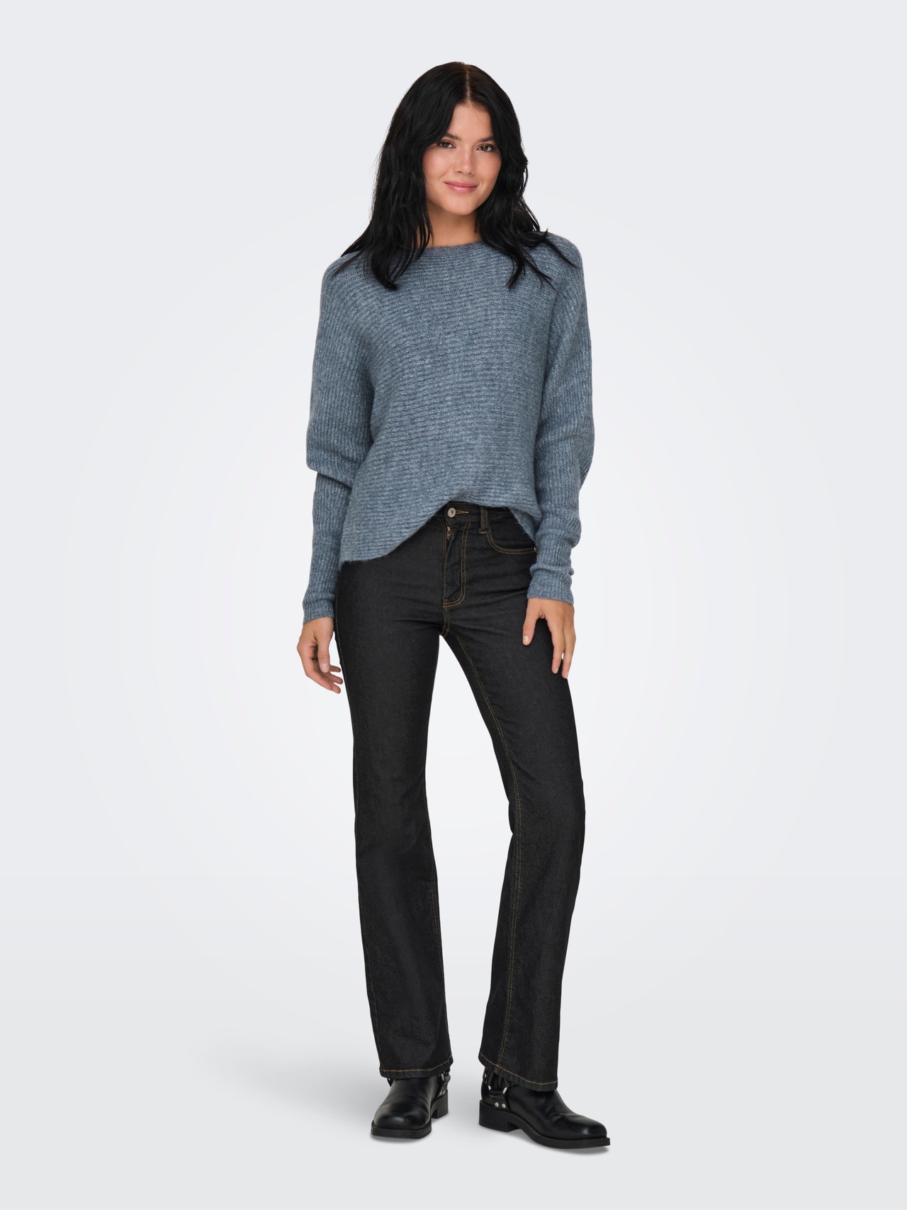 ONLY ONLDANIELLA Pull en maille -Grisaille - 15168705