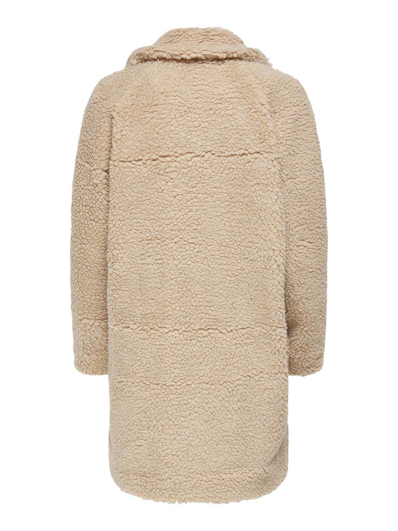 ONLY Tall Sherpa Coat -Cuban Sand - 15169181