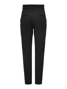ONLY Pantalones Corte regular Cintura media -Black - 15169678
