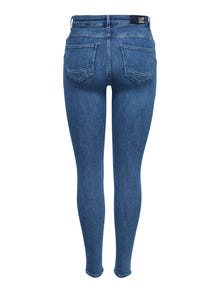 ONLY ONLPOWER Mid waist Skinny PUSH Jeans -Light Blue Denim - 15169892