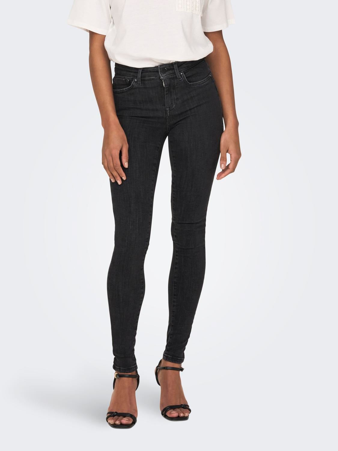 Rabatt 90 % DAMEN Jeans Print Grau L ONLY Jegging & Skinny & Slim 