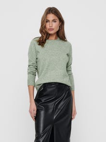 ONLY Round Neck Pullover -Basil - 15170427